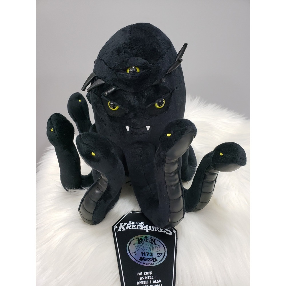NEW‎ Toy Plush Killstar KREEPTURES Kraken Void Octopus Gothic Stuffed Halloween